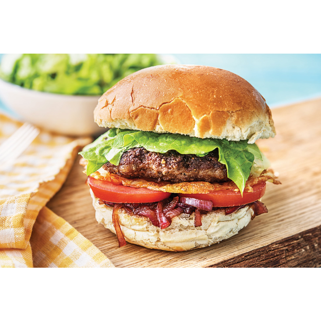 BURGER - GRILLED BEEF BURGER WITH CHIPS