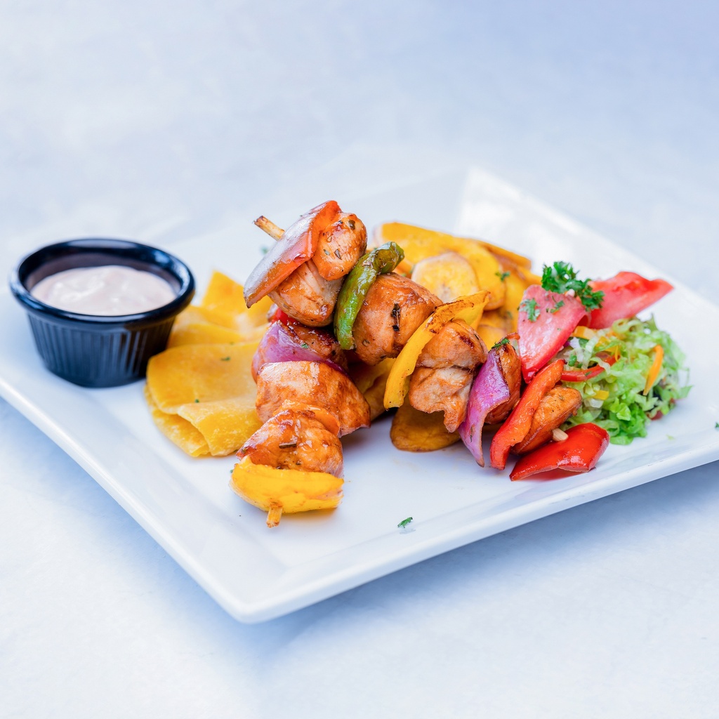 CHICKEN ON SKEWERS